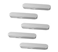 Operitacx 6 Set Astuccio in Marcatore Penne A Sfera Di Agitarsi Portatile Portatili Be Contenitori Contenitore Di Stoccaggio in Banda Stagnata Scatole Di Penne Silver 5 Pezzi * 6