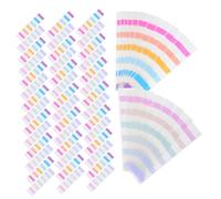 Operitacx 600 Pezzi Etichette Indici Adesive Trasparenti e Scrivibili per Libri Documenti Planner Segnalibri Colorati Riutilizzabili per Organizzazione e Multicolore per Studio e Ufficio