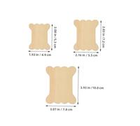 Operitacx 60pezzi Avvolgitori di in Legno Dimensioni Diverse Tavole per Avvolgimento Filo per Ricamo e Cucito