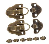 Operitacx 6pezzi Fermagli in Ferro Stile Retrò Chiusure Leva Per Scatole Di Legno Piccole Chiusure Con Vite Per Cassette Degli Attrezzi e Scatole Regalo