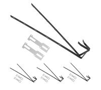 Operitacx 8 Impostato Clip Porta Specchio in Metallo Regolabili Supporti Resistenti per Montaggio Parete Specchi Senza Cornice Ganci Multifunzionali per Camere Bagni e Armadi