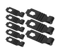 Operitacx 8 Pezzi Gancio Supporto in ABS Nero per Specchietto Retrovisore Auto Resistente All'usura alla Deformazione per Dashcam Doppia Camera