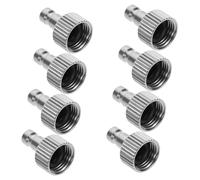 Operitacx 8pezzi Adattatore per Tubo Aerografo Sgancio Raccordo Filettato Femmina in Connettore per Aerografo Ricambio per Progetti Artigianali Fai da Te Prevenzione Perdite Utilizzo