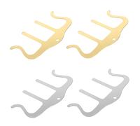 Operitacx 8pezzi Clip Per Musica Metallo Per Tenere Le Pagine Ordine Per Libri Musicali e Uso All Aperto Forte Di Chiusura Facile Da Utilizzare