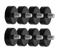 Operitacx 8pezzi Piedini Livellatori in Gomma Avvitabili Per Mobili Cuscinetti Antivibranti Da Piedini Di Livellamento Regolabili Filettatura Per Tavoli Sedie e Attrezzature