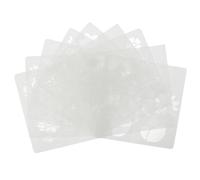 Operitacx 9 Pezzi Stencil Fiori Riutilizzabile, Modello Pet Argento | Progetti Creativi e Album Fotografici Fai da Te, Lavabile, Adatto a Molte Penne, Uso Ripetuto
