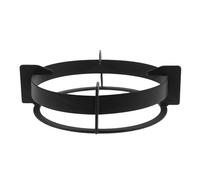 Operitacx Accessori Fornelli a Gas Rastrelliere Per Pentole Supporto Per Pentole Anello Wok Per Padelle a Fondo Tondo Anello Del Bruciatore Wok in Metallo Accessori a Pressione Nero Metallo