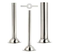 Operitacx Accessori Imbuto Tritacarne in per Inossidabile per Produzione Argento 14/19/25mm Salsicce per Macchina per Salsiccia Domestica