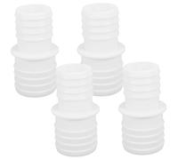 Operitacx Adattatore per Tubo Scarico Lavatrice 32Mm-38Mm Connettore Flessibile Set 4 Pezzi Accessorio per Tubo Scarico