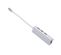 Operitacx Adattatore USB Type-c Porte USB con Hub Ethernet Gigabit Mbps per Pc Laptop TV