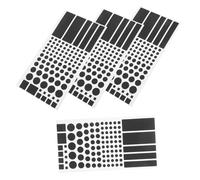 Operitacx Adesivi Oscuranti Led 4 Pezzi, Nastro Bloccante Luce Per Dispositivi Elettronici, Router, Sveglie e Tv, Riduzione Luminosità Per Migliorare Sonno, Compatibili Vari Schermi e Spie Luminose