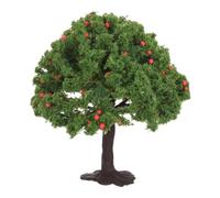 Operitacx Alberi modello per diorama - Albero da frutto artificiale in miniatura da 7 pollici per micro paesaggi, artigianato fai da te, decorazione per tavolo di sabbia, scenario ferroviario,