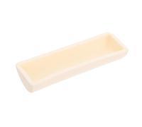Operitacx Alumina Corundum Laboratory Boat Pure High Thermal Stability Tube Furnace Accessory for High Temperature Sintering And Melting Experiments
