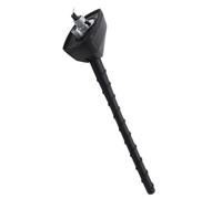 Operitacx Antenna per Auto Nera Compatta in Abs e Lega di Alluminio, Antenna Tetto Resistente e Facile da Sostituire per Uso Pratico e Decorativo