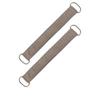 Operitacx Asciugamano da Bagno Cinturino in Ramia 2 Pezzi, Spazzola la Schiena Esfoliante la Doccia, Striscia di Trazione Posteriore per Rimuovere Cellule Morte e Pelle Secca, Uso