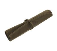 Operitacx Astuccio Roll Up in Canvas per Pennelli e Matite, Custodia Portapennelli 16 Fori, Porta Pennelli Acquerello, Rotolo Porta Matite Organizzatore Leggero