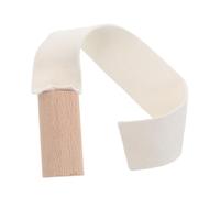 Operitacx Attrezzi per Rifinitura della Ceramica Striscia di Pelle Scamosciata con Manico in Legno per Modellare E Lucidare L'Argilla Ideale per Principianti Strumenti per La