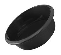 Operitacx Bacinella in Plastica Nera da 6,5l per Lavaggio Viso e Bucato, Design Compatto Portatile che Risparmia e Fatica