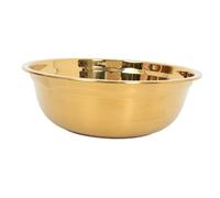 Operitacx Bacino Addimensionato in Acciaio Inossidabile Cucina Multiuso Ciotola Domestico Piccolo Insalata Bacino Durevole Lavastoviglie Bacino Quadrato Lavabo Da Appoggio Bacinella D'oro