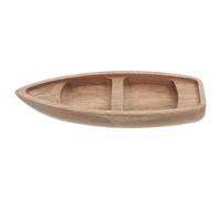 Operitacx Barca in Legno Piccola Canoe Decorativa Classica per Decorazione Casa e Progetto DIY Funzione Versatile e Sollievo dalla Pressione