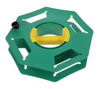 Operitacx Bobina di Cavo Portatile Verde con Avvolgicavi Manuale, Organizer per Cavi Elettrici Resistente e Compatto, Adatta per Campeggio, Casa e Lavoro