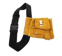 Operitacx Borsa Porta Pelle Resistente Cintura Regolabile Per Carpentieri Borsa Da Vita Per Lavori Costruzione e Ristrutturazione Con Ampia Tasca Per Chiodi e