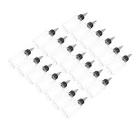 Operitacx Bottiglie Erogatrici di Plastica Trasparenti 75ml Set da 20 Pezzi, Dispenser Riutilizzabile per Olio, Vernice e Salsa, Flaconi Vuoti Beccuccio Regolabile per Uso Cucina e Pittura