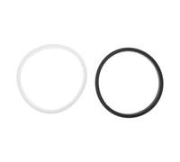 Operitacx Braccialetti Bianco e Nero Sportivi 2 Pezzi in Silicone Costruzione Elastica, Stile Minimalista per Uomo e Donna per Attività Sportive Intense e Palestra