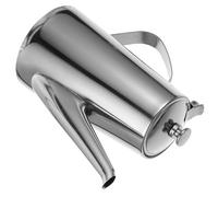 Operitacx Caraffa per Olio in Acciaio Inox 1,5l, Argento, Versatile | Design Pratico e Facile da Pulire, Isolamento per Acqua Fredda, Uso in Cucina e Riunioni di Lavoro