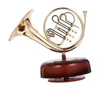 Operitacx Carillon a Carica Manuale Forma di Corno Tuba Vintage, Scatola Melodica Decorativa in ABS Resistente, Decorazione Casa Multifunzionale e Regalo di Compleanno per Donne