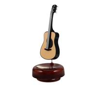 Operitacx Carillon Rotante Strumento Musicale Chitarra, Stile Vintage Europeo, Plastica e Metallo, Decorazione da Tavolo per Casa, Regalo di Compleanno per Donne, con Confezione