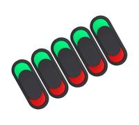 Operitacx Cartelli per Porta Ufficio 5 Pezzi Indicatore Privacy Vuoto Impegnato Indicatore stato Riutilizzabile per Sala Riunioni e Bagno