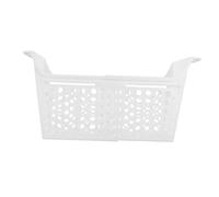 Operitacx Cestello Regolabile Estensibile Per Congelatore a Pozzetto in Plastica, Organizer Portaoggetti Foro Drenaggio, Contenitore Per Cassetto Frigorifero, Per Cucina e Stoccaggio Alimenti