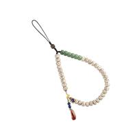 Operitacx Cinturino Corto per Cellulare Ciondolo in Legno, Cordino da Polso Leggero e Resistente per Smartphone, Decorazione per Telefono e Accessori Esterni