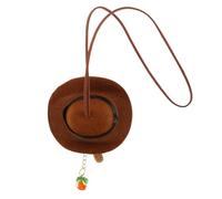 Operitacx Ciondolo Macchina Stile Country Cappello Da Cowboy Decorazione Specchietto Retrovisore Charm Auto Fatto Mano Ornamento Per Interni Auto e Casa