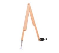 Operitacx Compasso in Legno Professionale per Disegno Portamine Sicuro, Strumento Didattico per Kit Tecnologia Scuola Media e Lezioni in Aula