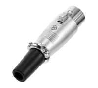 Operitacx Connettore Xlr Femmina a 3 Pin Per Microfono, Terminale Audio Bilanciato Riduzione Rumore, Plug and Play Per Apparecchiature Professionali e Registrazioni