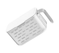 Operitacx Contenitori Trasparenti in Plastica Per Frigorifero Con Manico Scomparti Divisi Per Frutta e Verdura Ermetico Per Conservazione Alimenti Durevole e Facile Da Pulire Per Mobiletto e