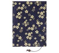 Operitacx Copertina Libro Tessuto Book Sleeve Decorativo Fatta a Mano Protettore Per Libri Con Motivo Floreale Custodia Di Stoffa Per Scuola Ufficio E Lettura Quotidiana