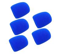 Operitacx Copertura per Microfono Karaoke in Schiuma Spessa 5 Pezzi, Filtro Antivento Riutilizzabile per Microfono Portatile, Protezione Anti-spruzzo per Concerti, Ktv e Registrazioni Professionali