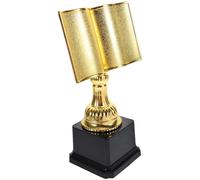 Operitacx Coppa del Premio di Lettura in Plastica Oro, Premio Commemorativo per Vincitori, Design Elegante e Compatto per Concorso di Lettura