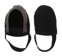 Operitacx Copri Scarpe Bici Termici a Mezza Parte Nero Taglia S 36-40 | Elastic Fiber e Sbr, Traspiranti e Antiscivolo, per Trekking e Bici, Vestibilità Aderente