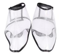 Operitacx Copriscarpe Pratico alla Moda per Parrucchieri in Silicone Trasparente Protezione Sicura Contro Chioma Rotti 1 Paio Taglia S 37-39, Accessori per Salone
