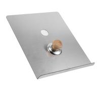 Operitacx Deflettore Antivento in Acciaio Inox 1,5mm per Cucina a Legna, Paravento Paraspruzzi Ignifugo Maniglia, Protezione Termica per Bracieri e Fornelli da Campeggio, Compatibile