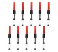 Operitacx Dispositivo di Assorbimento Inchiostro per Penna Stilografica, Convertitore Inchiostro Plastica 10 Pezzi, Accessori per Studenti e Ufficio, Sostituzione e Manutenzione Facile