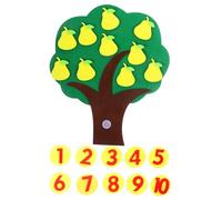Operitacx Educativo Albero della in Non Cognitivo Digitale per Abbinamento Numerico e Materiale Durevole e Sicuro per Scuola