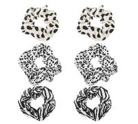 Operitacx Elastici per Chioma Accessori per Chioma Design Classico ed 6 Motivo e Mucca per Donne la Vita Quotidiana