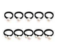 Operitacx Elastici per Chioma con Perle Decorative Set da 10 Pezzi con Perle Grandi e Piccole per Coda di Cavallo da Donna e Bambina Accessori per Acconciature Eleganti e Quotidiane