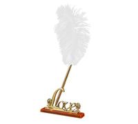 Operitacx Elegante Penna in Metallo per Matrimonio Penna per Libro degli Ospiti Chic Ed Esclusivo Base per Lettera D'amore per Festa di Anniversario di Matrimonio
