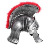 Operitacx Elmo Romano Cosplay Soldato Adulto Stile Antico in Plastica | Accessorio Costume Resistente, per Teatro e Feste a Tema, Look Vintage, Colori Vivaci